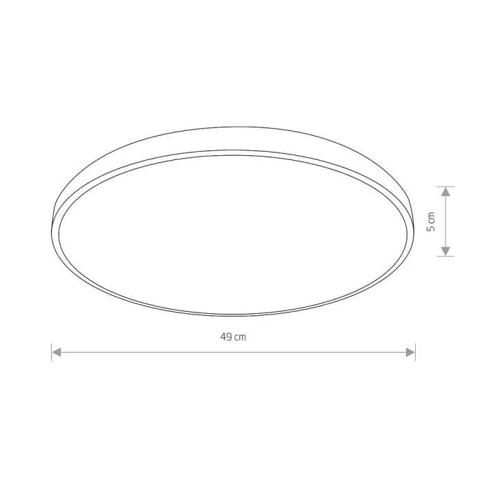 Потолочный cветильник Nowodvorski Agnes Round Led Pro White 10979 от ImperiumLoft