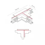 Коннектор для трехфазной трековой системы T-образный левый 1 Nowodvorski Ctls Power White 8247 от ImperiumLoft
