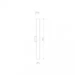 Настенный светильник Nowodvorski Ice Tube Led S Chrome 8118 от ImperiumLoft