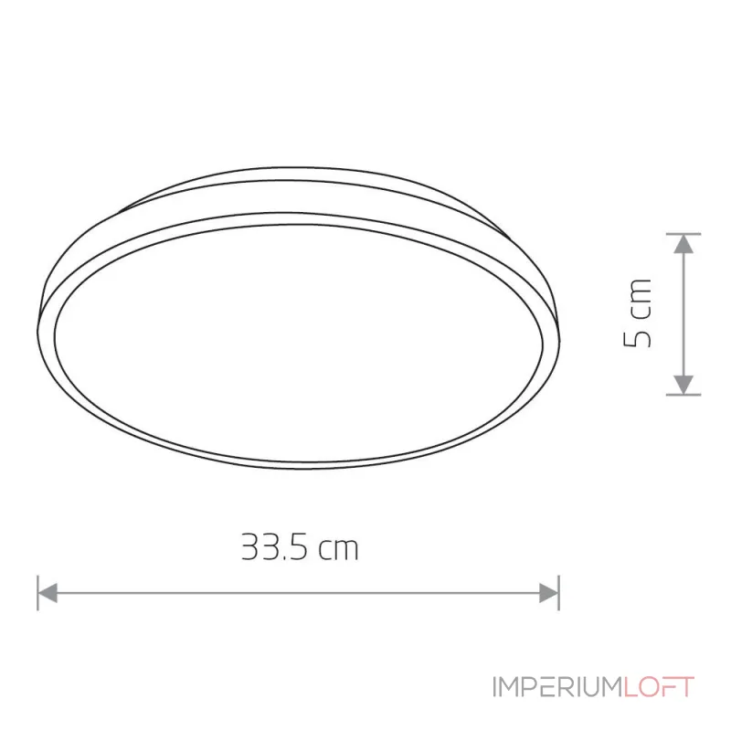 Потолочный cветильник Nowodvorski Agnes Round Led White 8186 от ImperiumLoft