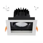 Встраиваемый светильник Nowodvorski Dia Led Black/White 8721 от ImperiumLoft