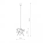 Подвесная люстра Nowodvorski Gstar Black 7795 от ImperiumLoft