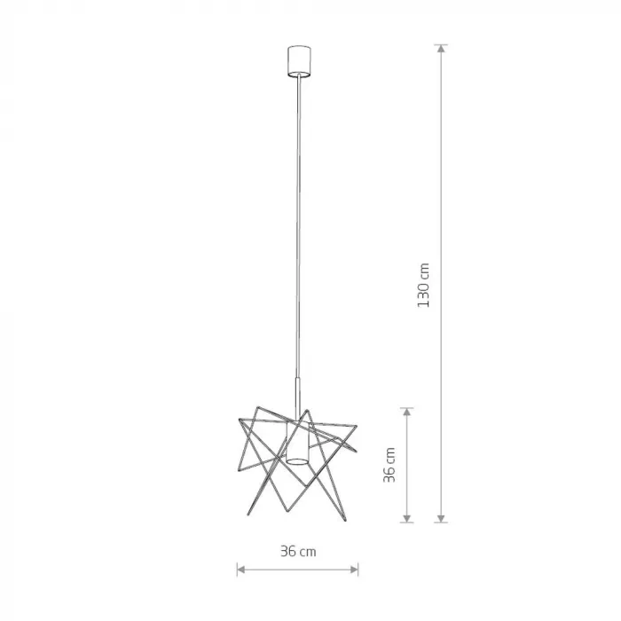 Подвесная люстра Nowodvorski Gstar Black 7795 от ImperiumLoft