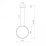 Подвесной светильник Nowodvorski Circolo Led S Black 10860 Подвесной светильник Nowodvorski Circolo Led S Black 10860