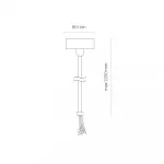 Подвесной комплект для трехфазной трековой системы Nowodvorski Ctls Power Supply White 8284 от ImperiumLoft