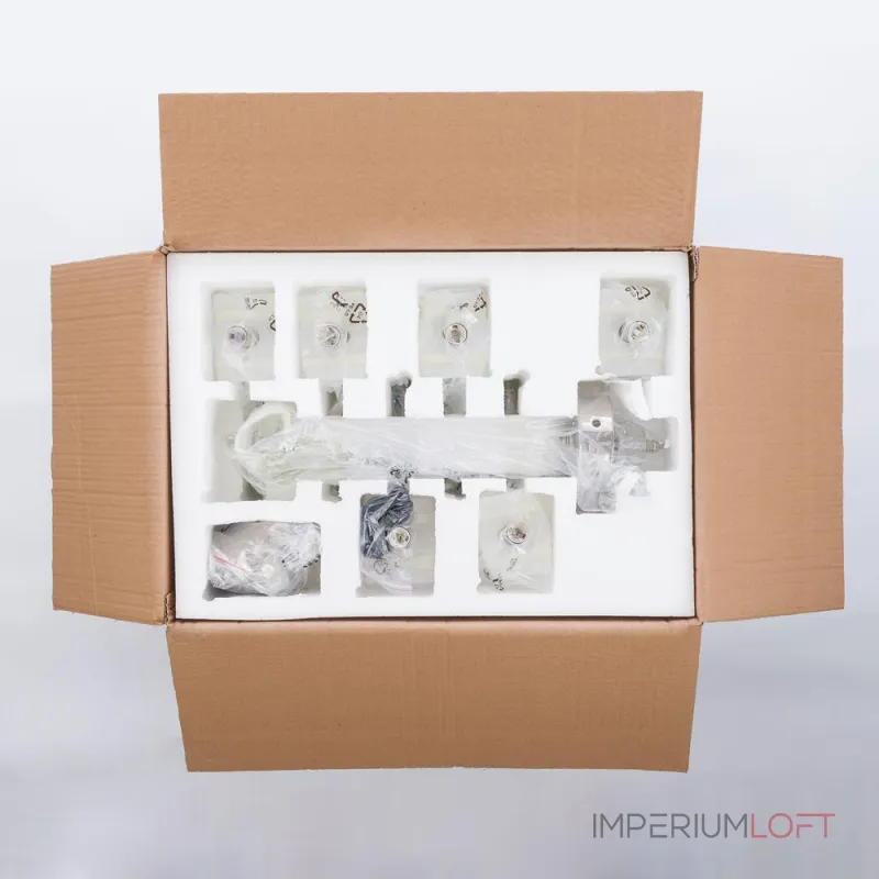 Подвесная люстра Nowodvorski Hampton White/Chrome 8154 Подвесная люстра Nowodvorski Hampton White/Chrome 8154