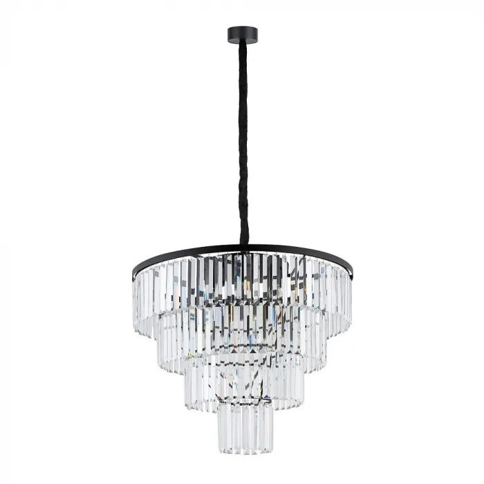 Люстра подвесная Nowodvorski Cristal L Black 7614 от ImperiumLoft