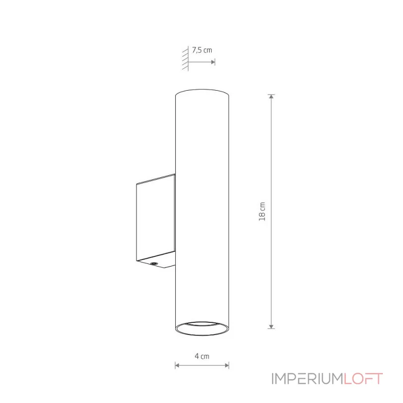 Настенный светильник Nowodvorski Fourty Wall M Black 10753 от ImperiumLoft Настенный светильник Nowodvorski Fourty Wall M Black 10753 от ImperiumLoft