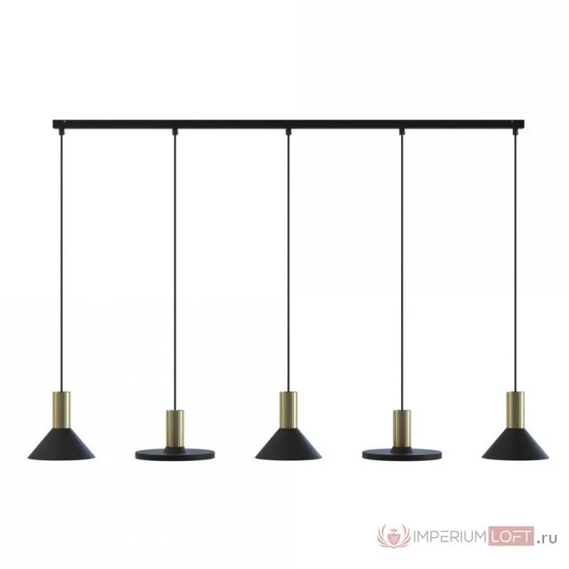 Подвесной светильник Nowodvorski Hermanos Black/Brass 8032 от ImperiumLoft