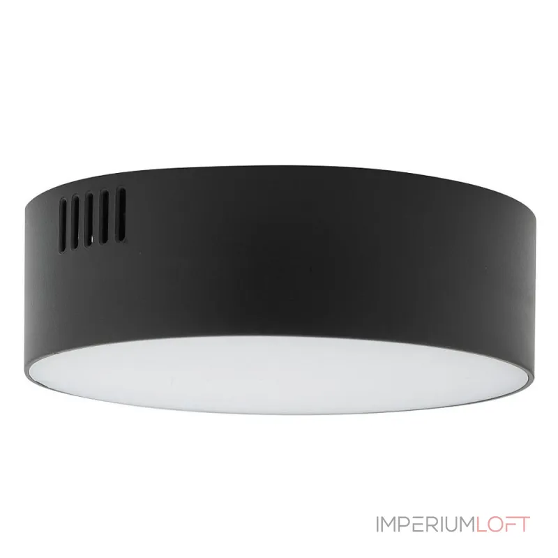 Потолочный cветильник Nowodvorski Lid Round Led Black 10415