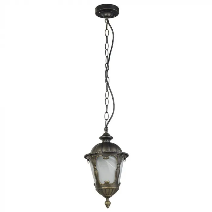 Уличный подвесной светильник Nowodvorski Tybr Black/Golden Patina 4684 от ImperiumLoft