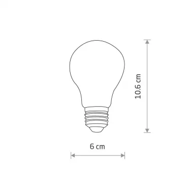 Лампа светодиодная Nowodvorski Bulb Transparent 10588 от ImperiumLoft