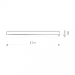 Потолочный cветильник Nowodvorski Straight Ceiling Led M Black 7598