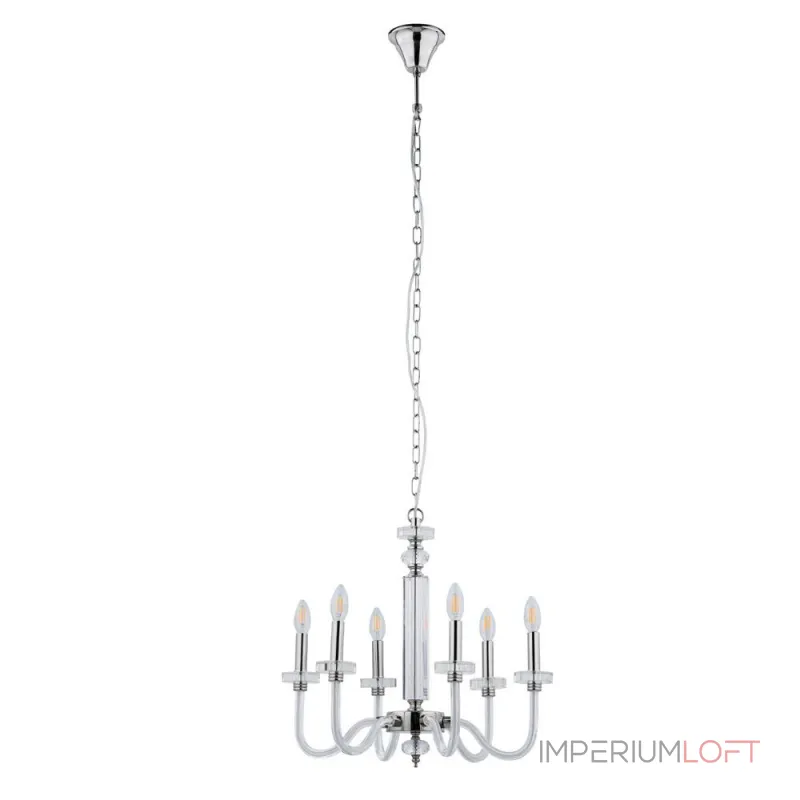 Подвесная люстра Nowodvorski Hampton White/Chrome 8154 Подвесная люстра Nowodvorski Hampton White/Chrome 8154