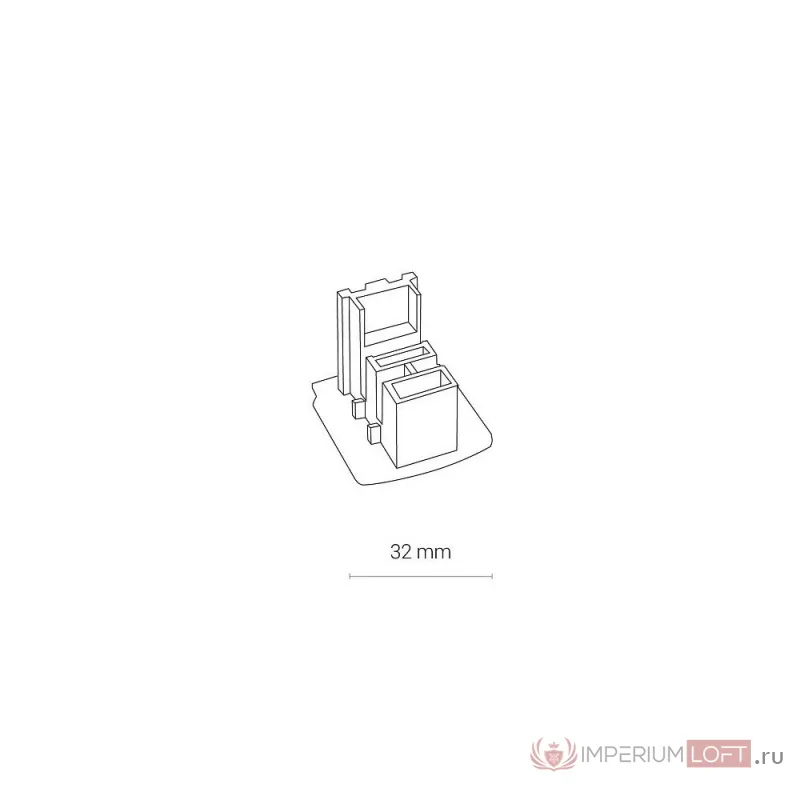 Заглушка для трехфазной трековой системы Nowodvorski Ctls End Black 8711 от ImperiumLoft