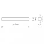 Настенный светильник Nowodvorski Soft Wall Led 90x6 Graphite 7534