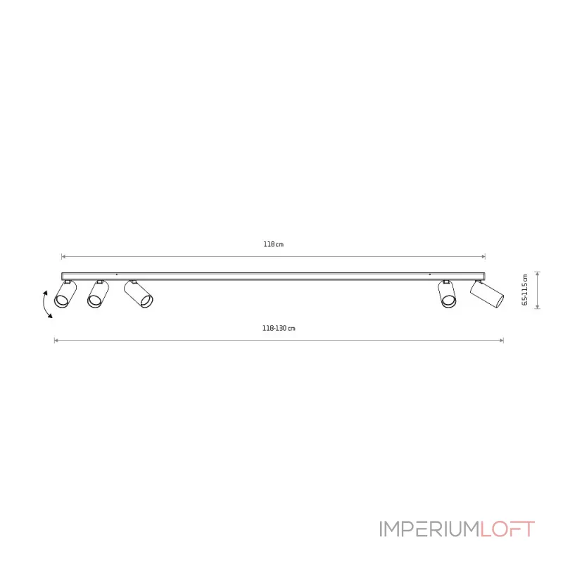 Накладной светильник спот Nowodvorski Fourty Surface V Silk Gray 11440