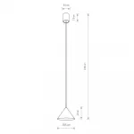 Подвесной светильник Nowodvorski Zenith S Gray 10880 от ImperiumLoft