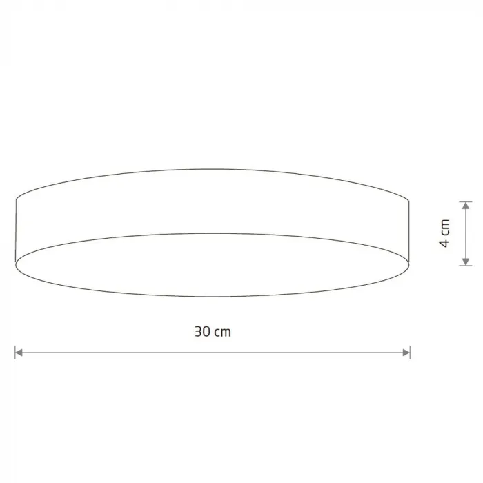 Потолочный cветильник Nowodvorski Lid Round Led White 10405 от ImperiumLoft