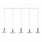 Подвесной светильник Nowodvorski Hermanos White/Solid Brass 8033 от ImperiumLoft