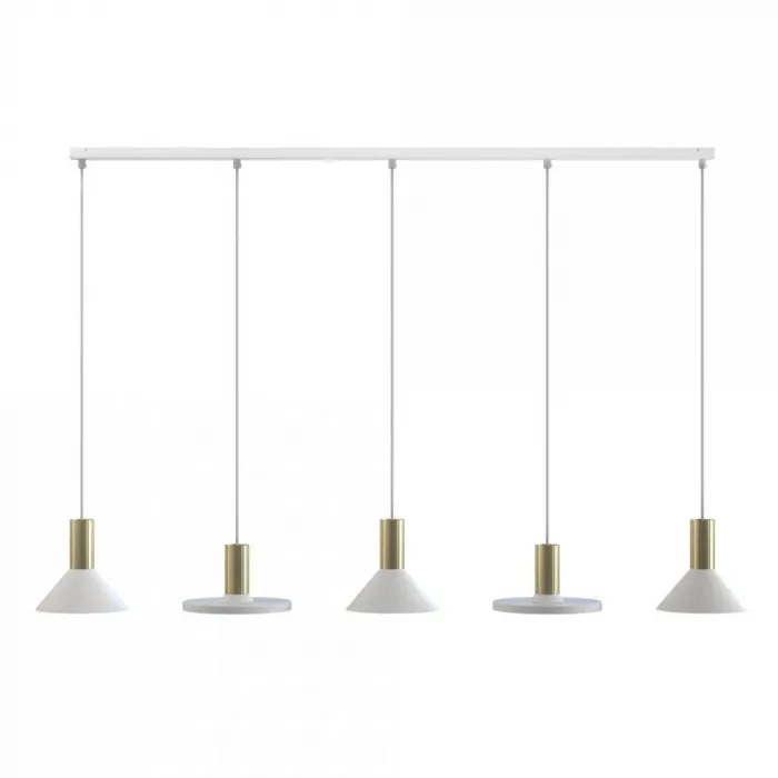 Подвесной светильник Nowodvorski Hermanos White/Solid Brass 8033 от ImperiumLoft