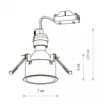 Встраиваемый светильник Nowodvorski Cup White 10788