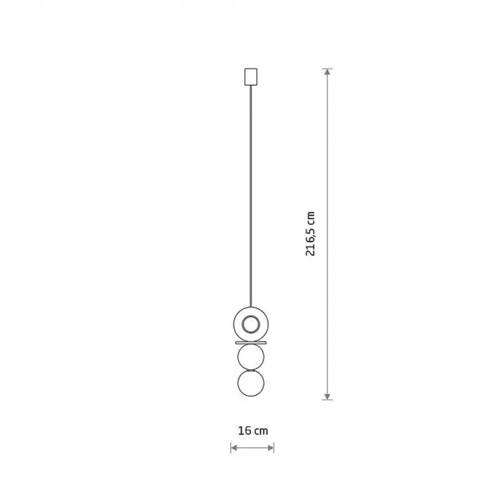 Подвесная люстра Nowodvorski Drops Wood A Wood 11173 от ImperiumLoft