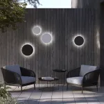 Уличный настенный светильник Nowodvorski Aria Led M Black 11565