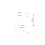 Потолочный cветильник Nowodvorski Sis Black 8054 от ImperiumLoft