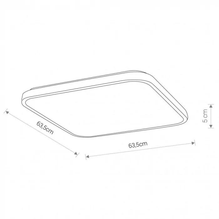 Потолочный cветильник Nowodvorski Agnes Square Led White 8133 от ImperiumLoft