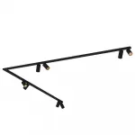 Накладной светильник спот Nowodvorski Mono Corner 2x200 Black/Gold 7702 от ImperiumLoft