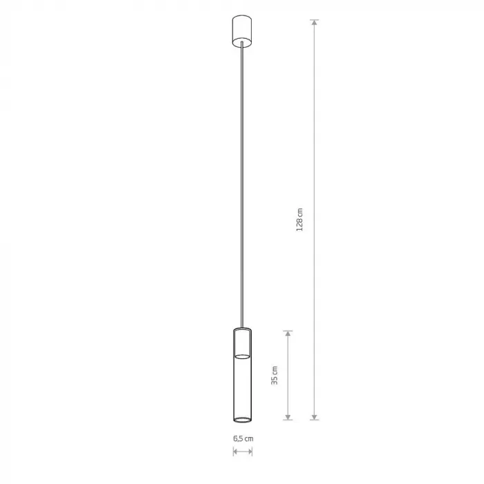 Подвесной светильник Nowodvorski Cylinder L Brass/Black 7867 от ImperiumLoft
