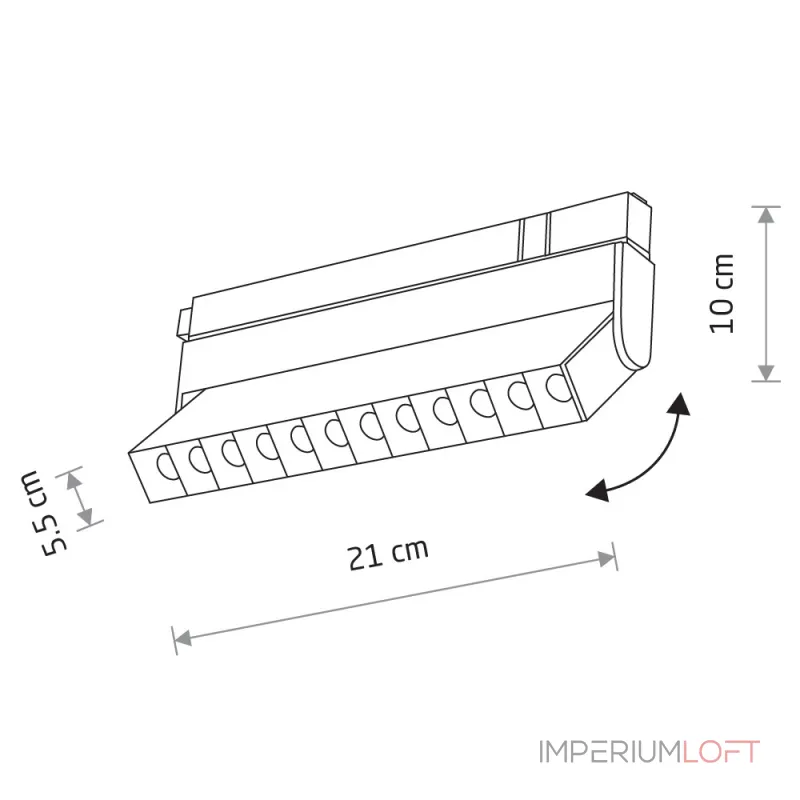 Трековый магнитный светильник Nowodvorski Focus Led White 11634 Трековый магнитный светильник Nowodvorski Focus Led White 11634