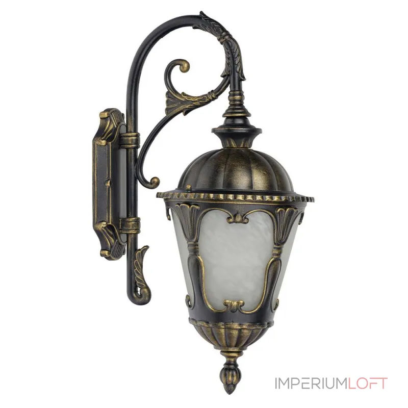 Уличный настенный светильник Nowodvorski Tybr Black/Golden Patina 4686 Уличный настенный светильник Nowodvorski Tybr Black/Golden Patina 4686