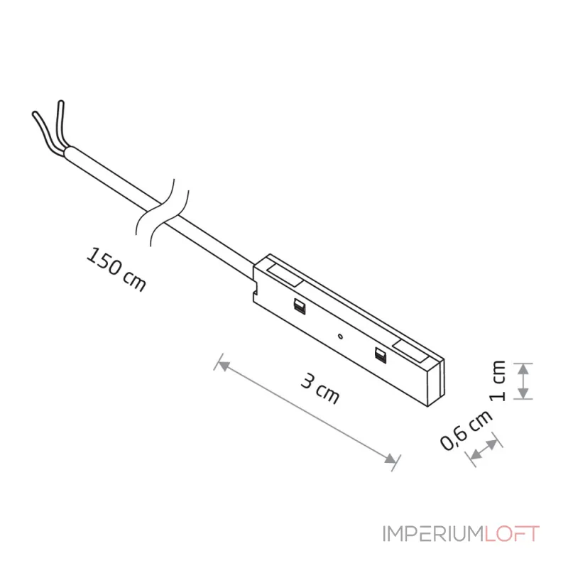 Ввод питания для магнитной трековой системы Nowodvorski Nano Black 11736 от ImperiumLoft Ввод питания для магнитной трековой системы Nowodvorski Nano Black 11736 от ImperiumLoft