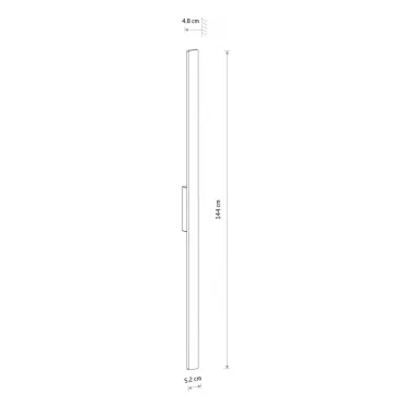 Уличный настенный светильник Nowodvorski Demi Led L Sand 11560 от ImperiumLoft