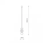 Подвесной светильник Nowodvorski Drops Wood B Wood 11174