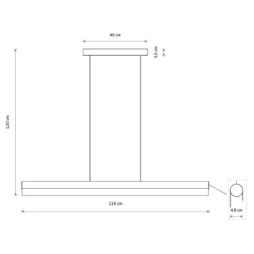Подвесной светильник Nowodvorski Cl Q Led Pro White 8251 от ImperiumLoft