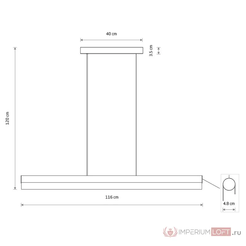 Подвесной светильник Nowodvorski Cl Q Led Pro White 8251 от ImperiumLoft