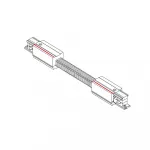 Коннектор для трехфазной трековой системы прямой гибкий Nowodvorski Ctls Power White 8698