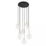 Люстра подвесная Nowodvorski Karo Black/Satine Gold 10934 от ImperiumLoft