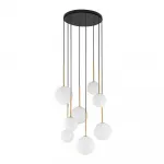 Люстра подвесная Nowodvorski Karo Black/Satine Gold 10934 от ImperiumLoft