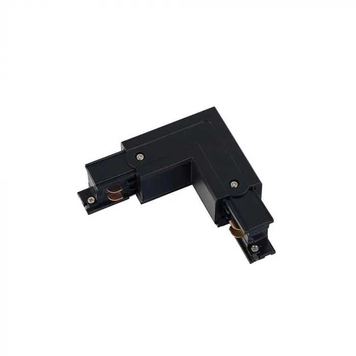 Коннектор для трехфазной трековой системы L-образный правый Nowodvorski Ctls Power Black 8228 от ImperiumLoft