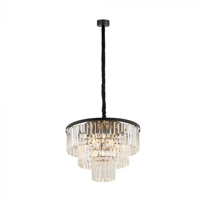 Люстра подвесная Nowodvorski Cristal M Black 7616 от ImperiumLoft