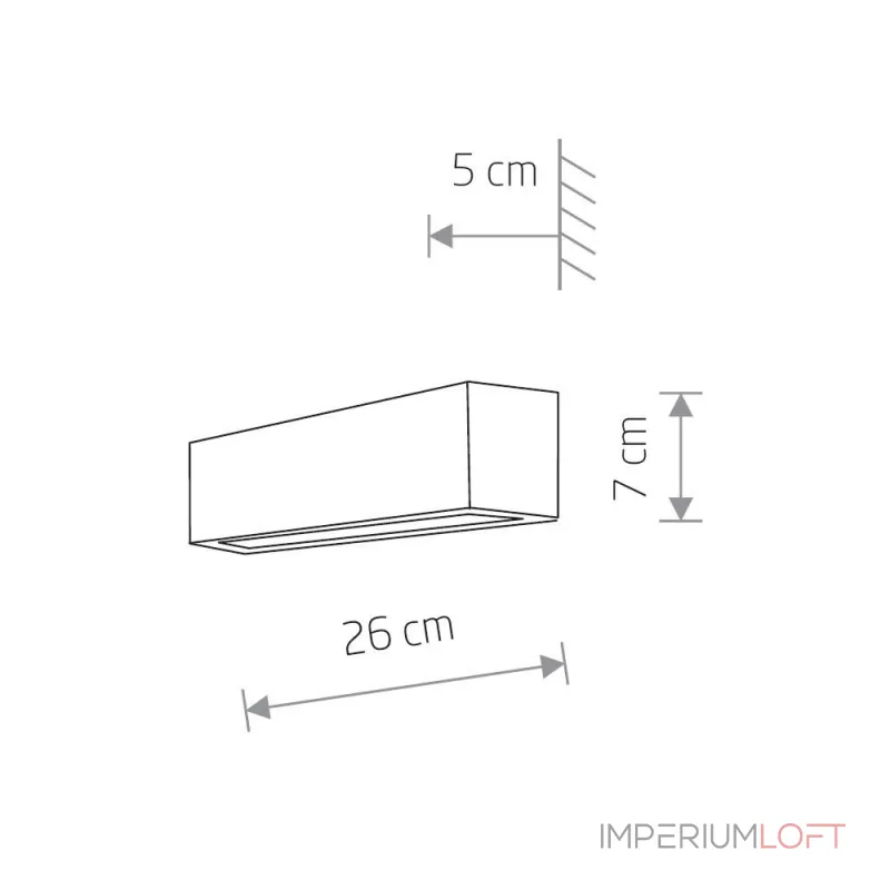 Настенный светильник Nowodvorski Straight Wall XS 7601 Black 7601 от ImperiumLoft Настенный светильник Nowodvorski Straight Wall XS 7601 Black 7601 от ImperiumLoft