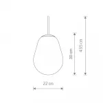 Плафон Nowodvorski Pear S Transparent/Black 10331 от ImperiumLoft
