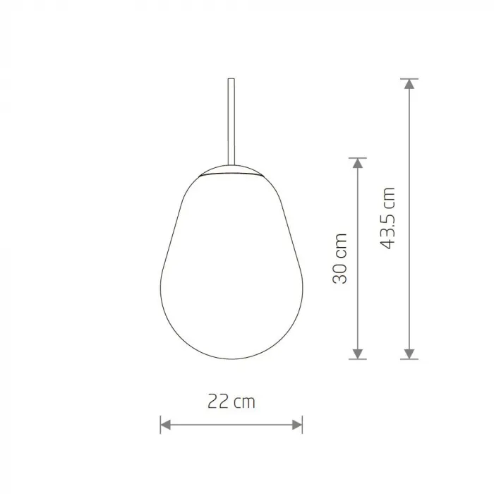 Плафон Nowodvorski Pear S Transparent/Black 10331 от ImperiumLoft