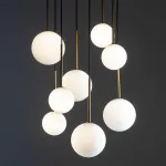 Люстра подвесная Nowodvorski Karo Black/Satine Gold 10934 от ImperiumLoft