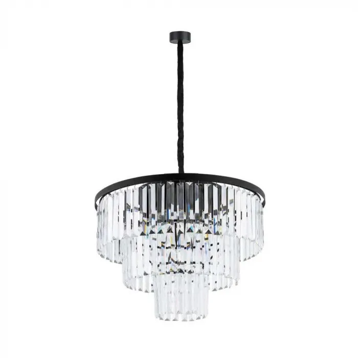 Люстра подвесная Nowodvorski Cristal M Black 7616 от ImperiumLoft