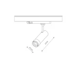 Трековый светильник Nowodvorski Ctls Spot Zoom Led 12313